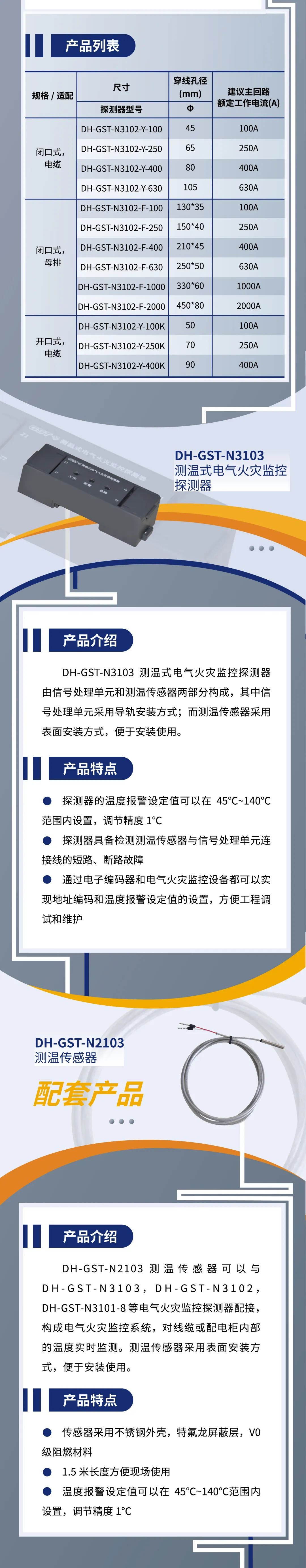 山西海灣消防新一代組合式電氣火災(zāi)監(jiān)控探測器產(chǎn)品上市